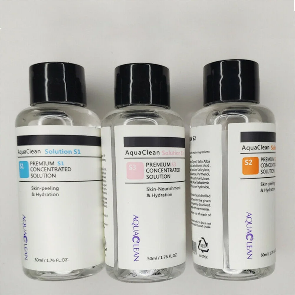 Aqua Peeling Solution Skin Clean Essence Product Serum for Hydrogen Facial Machine Face Deep Cleaning 50ml=800ml Facial Serum Peeling Solution
