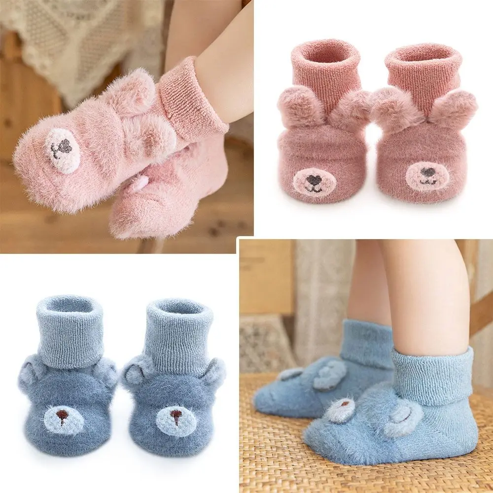 Fashion Winter Baby Socks Warm Thicken Toddler Socks Soft Cute Cartoon Floor Socks Floor