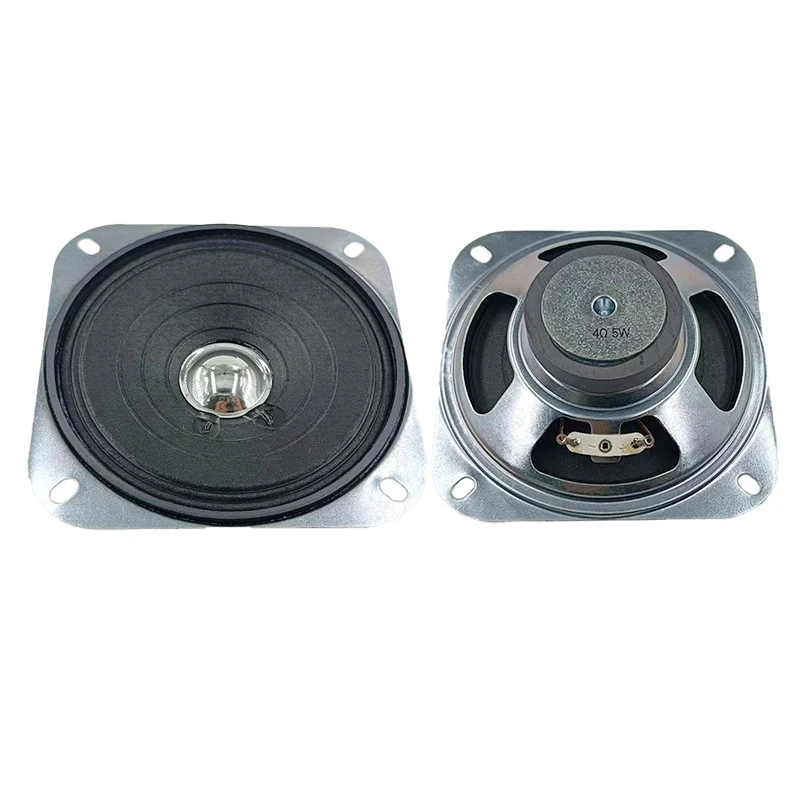 2pcs 4 Inch 102MM 8 Ohm 5W Full Range Speaker Unit Advertising Machine Toy Car Security Broadcast Voice Prompt Audio Loudspeaker