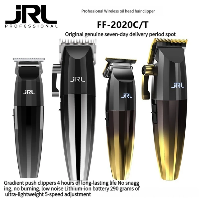 JRL Clipper JRL 2020c 2020t Professional Hair Clipper Men's Oil Head Trimmer  Cordless Electric Push Shear
