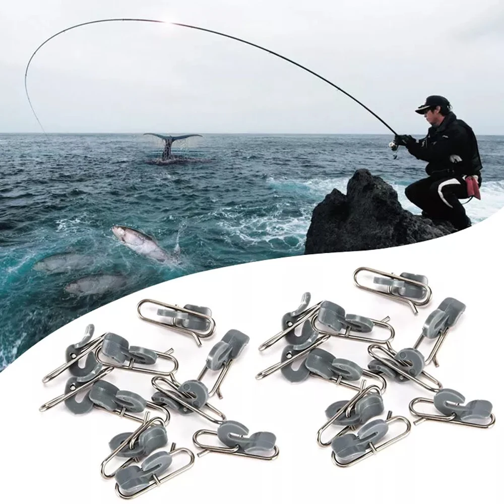 Hookbait Release Clips Sea Fishing Impact Bait Clips Outdoor Fishing Hook Decoupling Swivel Shank Clip