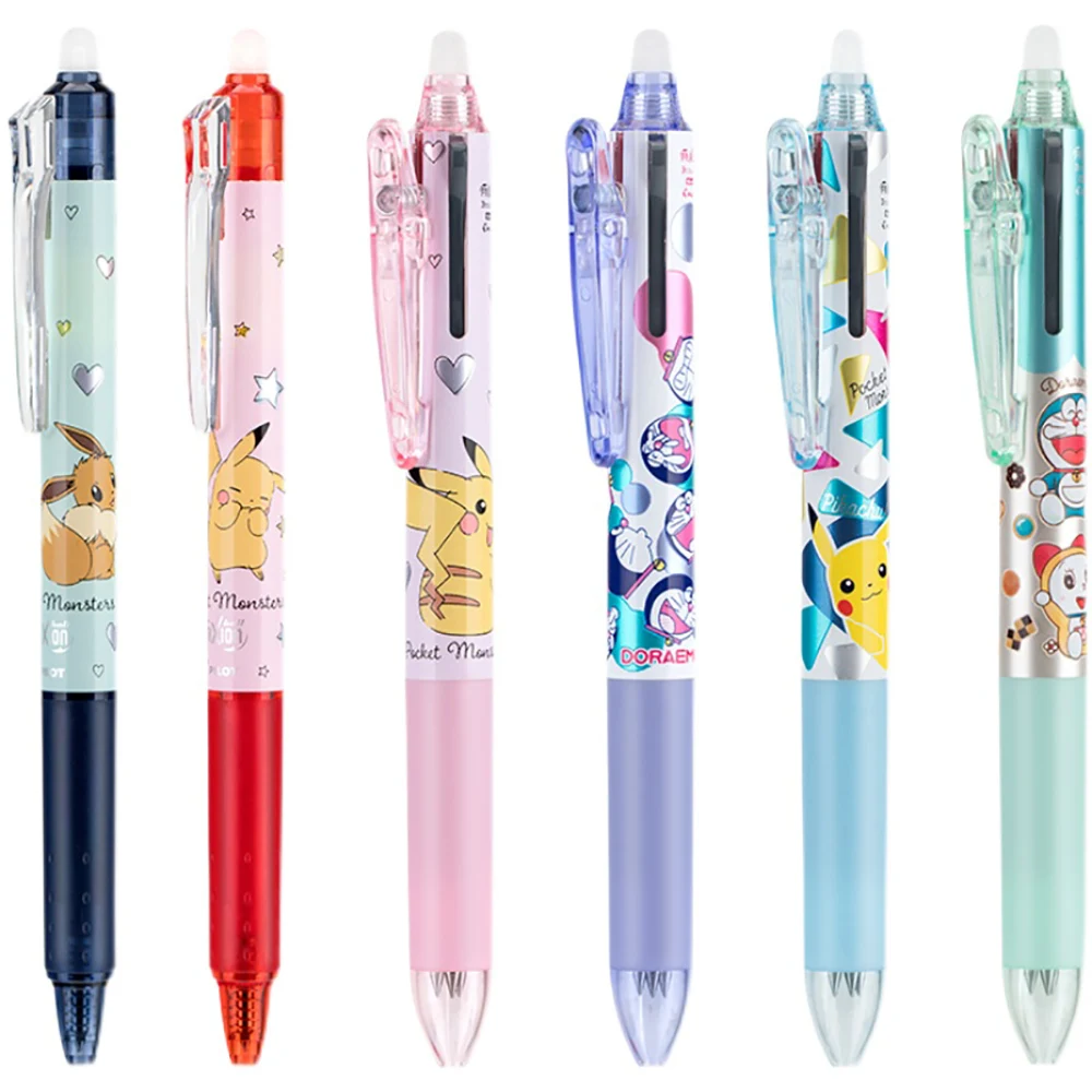 Japan PILOT Cute Stationery Limited Multi-Function Cartoon Anime Character Erasable Neutral Hand Account Signature Pen 0.5/0.38