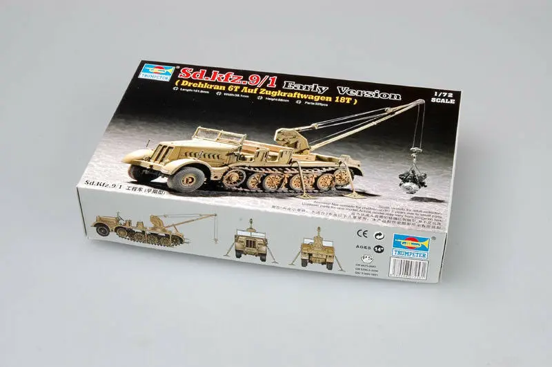 

Trumpeter масштаб 07253 1/72 Sd. KFZ. 9/1, инженерная поддержка, статическая модель автомобиля TH05688