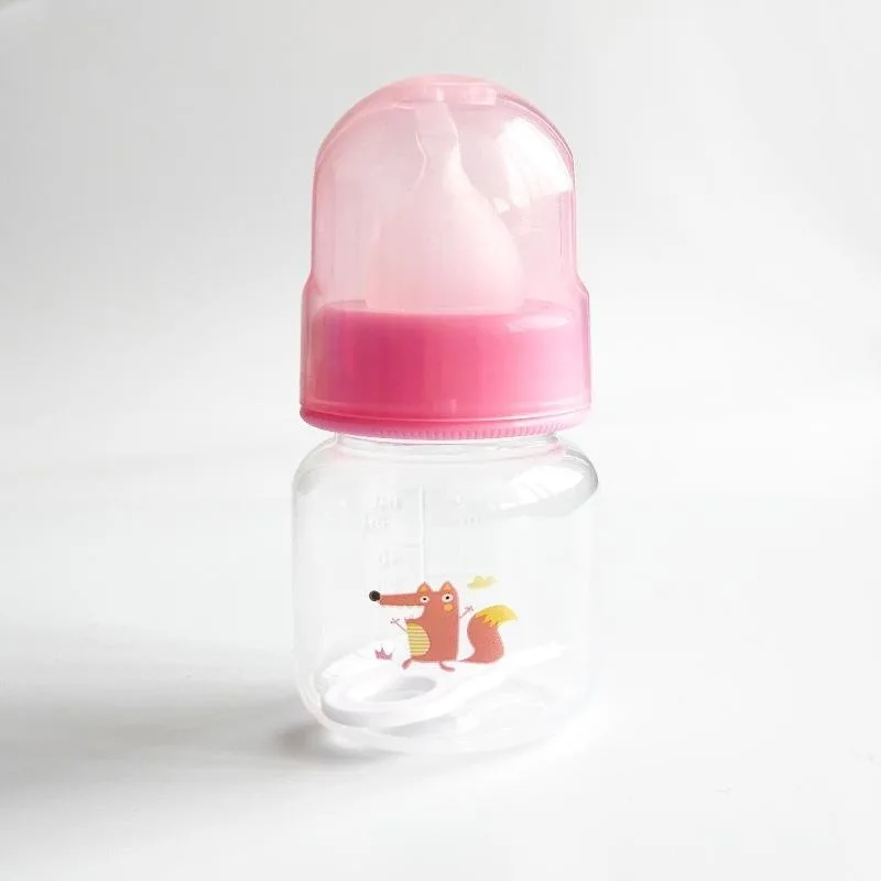 DEMORA Small Animal Nursing Kit - 2oz Graduated Feeding Bottle with 2 Replaceable Nipples for Kittens/Puppies/Hamsters/Rabbits