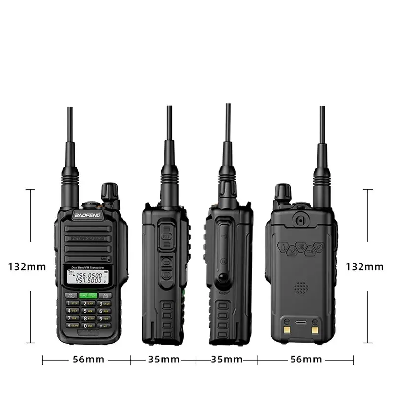 UV-68 Pro Max V2 Baofeng 10W Walkie Talkie Waterproof 8800mah UV98 Pro UV-S22 Pro V2 FM Radio UV68 VHF UHF Dual Band 9R UV-98 2