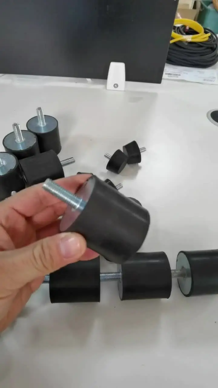 Lvjkes Silent Bloc M8, 4 Pièces VV Anti Vibration Silenbloc