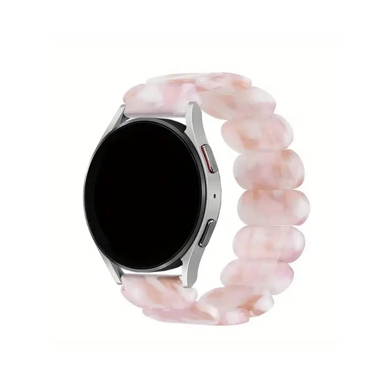 Elegant Resin Replacement Bracelet for Smartwatches - 20mm/22mm Strap