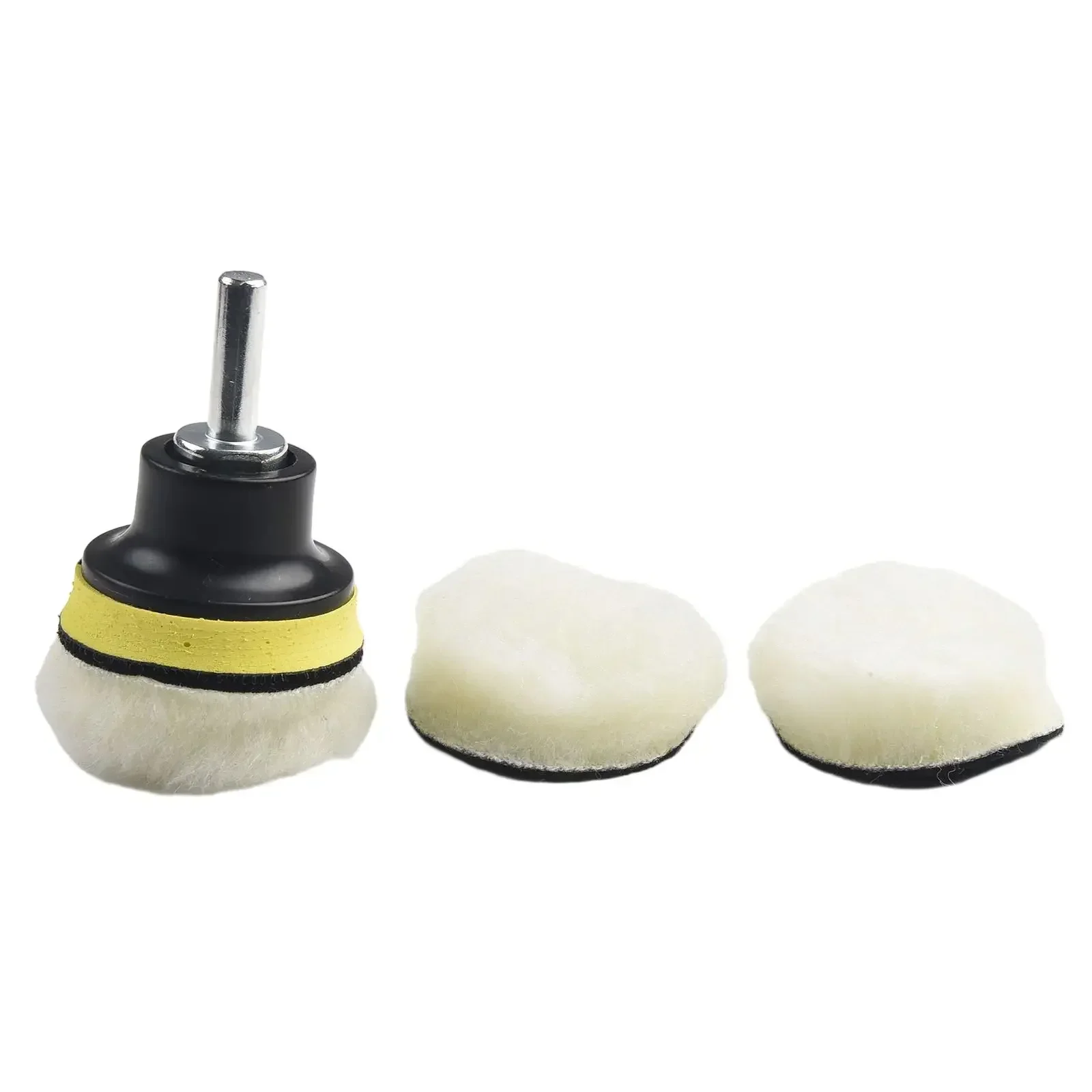 Cordless Car Polisher 5pcs Set Of 2 Inch Polishing Pads For Car Polisher Drill Wool Wheel Mop Kit
