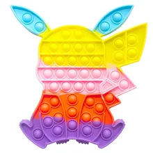 

Push Bubbles Fidget Squeeze Sensory Toy Autism Special Needs Silicone Stress Relief Toy Great Way to Relax for Kids and Adults