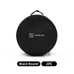 Waterproof Car Logo Charging Cable Organizer Bag (ZEEKR - H1 - round - black)