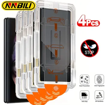 NNBILI Proteggi Schermo Privacy per Telefono, 4 Pezzi, per Samsung Galaxy Z Fold 8 7 6 5 4, Anti-Spia, Anti-Impronta, Anti-Rottura.