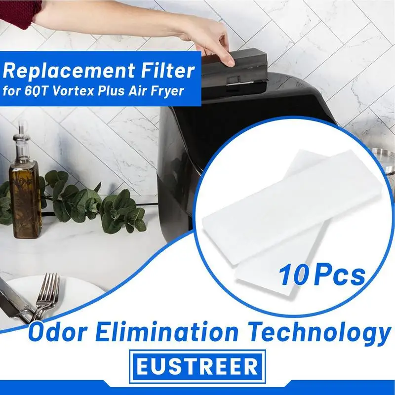 

Air Fryer Replacement Filters Instant Vortex Plus Air Fryer With ClearCook Odorerase Fryer Filter Accessories For Home Restauant