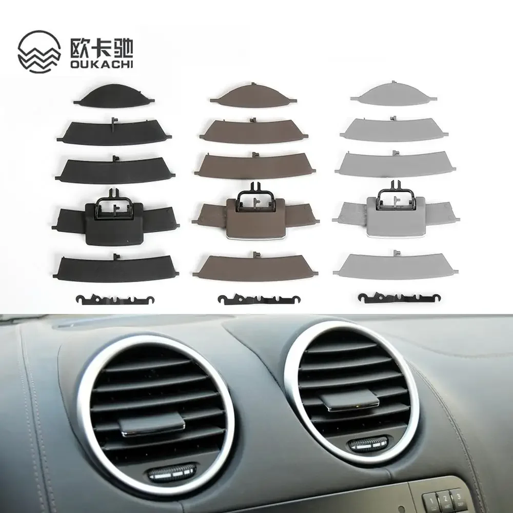 

3 Colors Car Central Dashboard AC Vent Grille Panel Cover Repair Kit For Mercedes Benz W164 W292 ML GL Class 1648302154