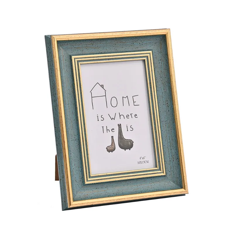 Cornice per foto classica in piedi per tavolo da appendere a parete, fattoria, casa, scrivania, ufficio, decorazione, cornice per famiglia fatta a mano, regalo - Image 6