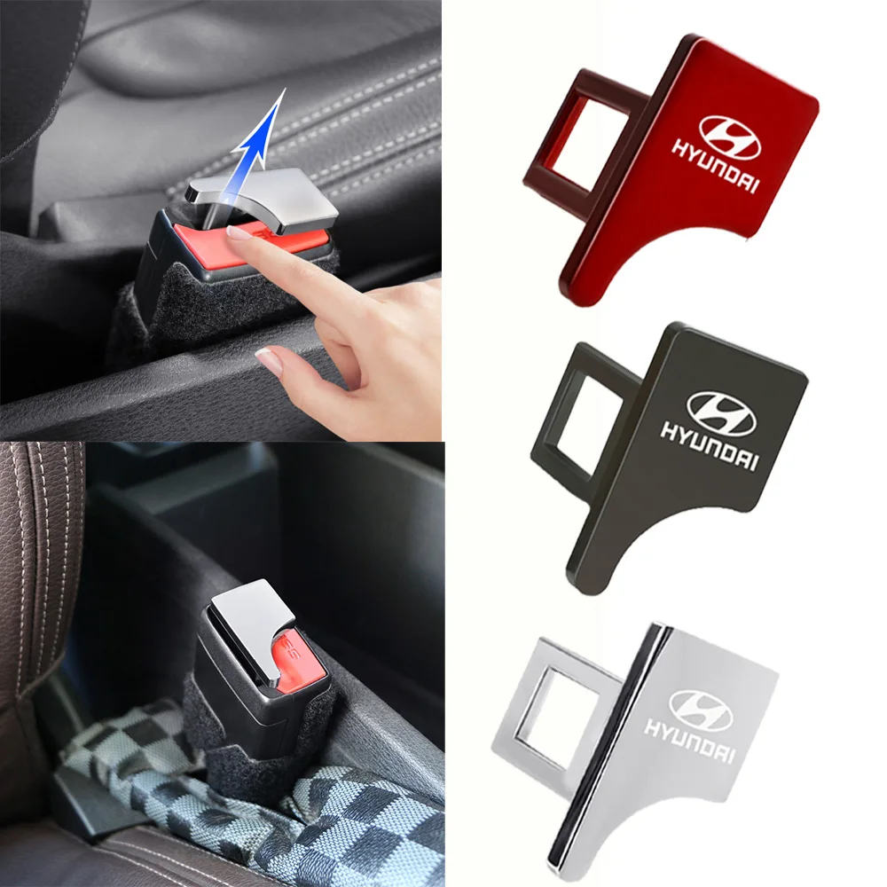1PCS Hidden Car safety seat belt buckle clip For Hyundai ix35 i20 i30 i40 Tucson CRETA Santa fe Accessories |