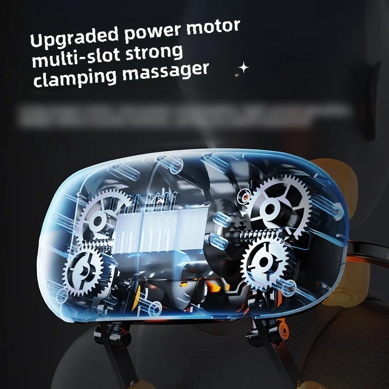 8 Heads Wireless Neck Back Massager Shoulder Kneading Massage Trapezius Shawl Cervical Relaxing Wearable Removab