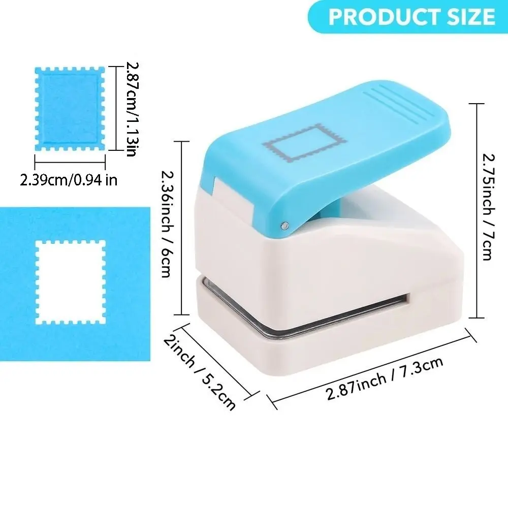 노동력 절약 스탬프 테두리 펀치 2.87x2.39cm DIY 엠보싱 기계 커팅 공예 수제 톱니형 펀처 엠보서 공예