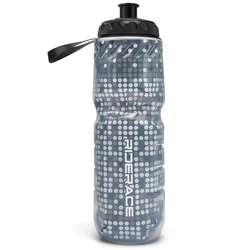 Dual-Layer Insulated Cycling Water Bottle - Portable Thermal Bottle (Blue)