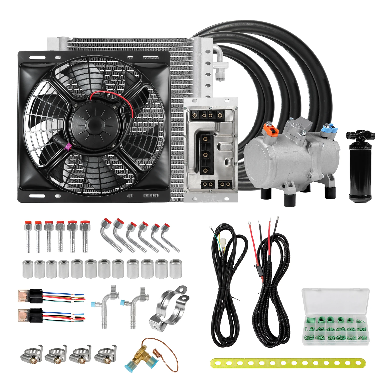 RV65F 12V/24V automobile air conditioning system kit, general electric