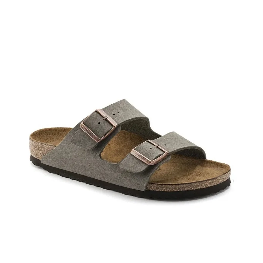 

Замшевые сандалии для мужчин и женщин, мягкие, с птицами, модные тапочки из пробки, Нескользящие, клоги, для весны и лета