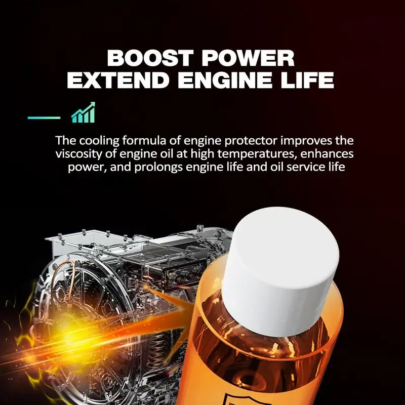 Engine Repair Fluid Anti-Wear Engine Oil 3.3oz Oil Noise Reduction Wear-Resistant Reduce Friction Protective Effects