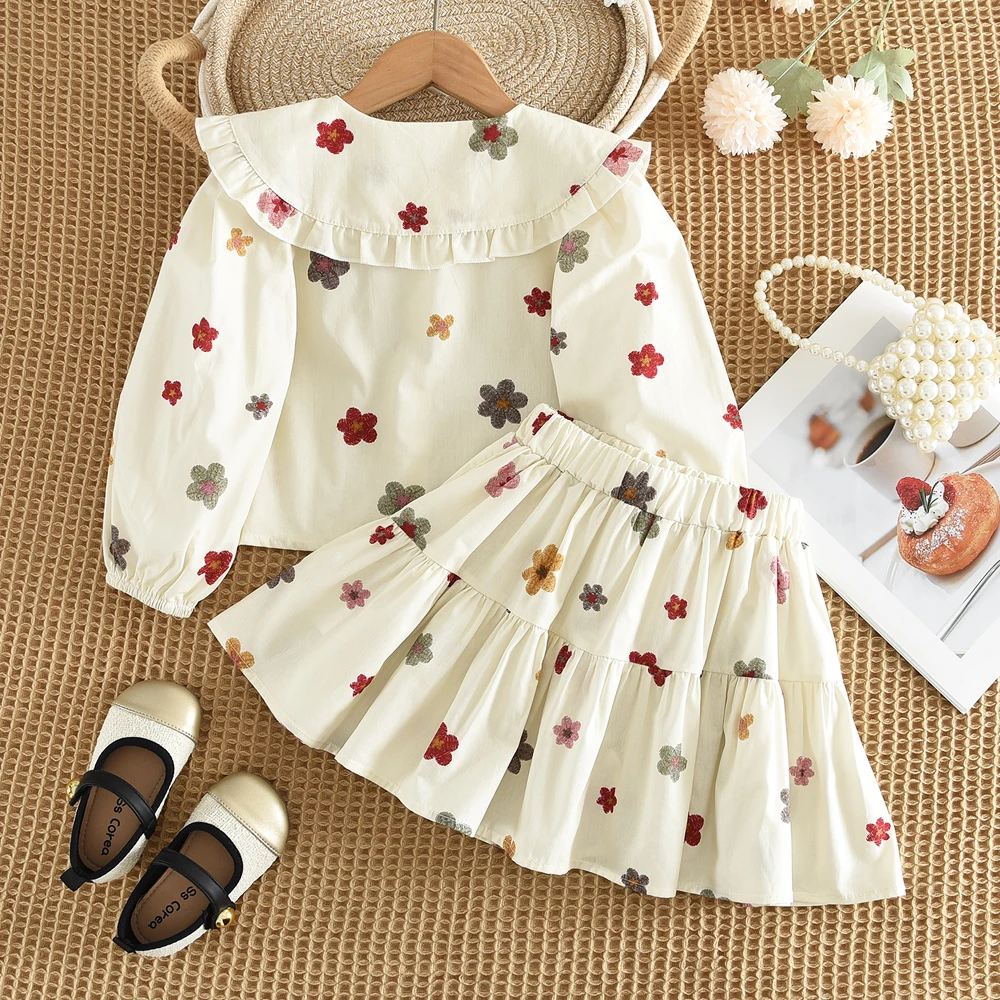 Girls Bow Skirt Set 2