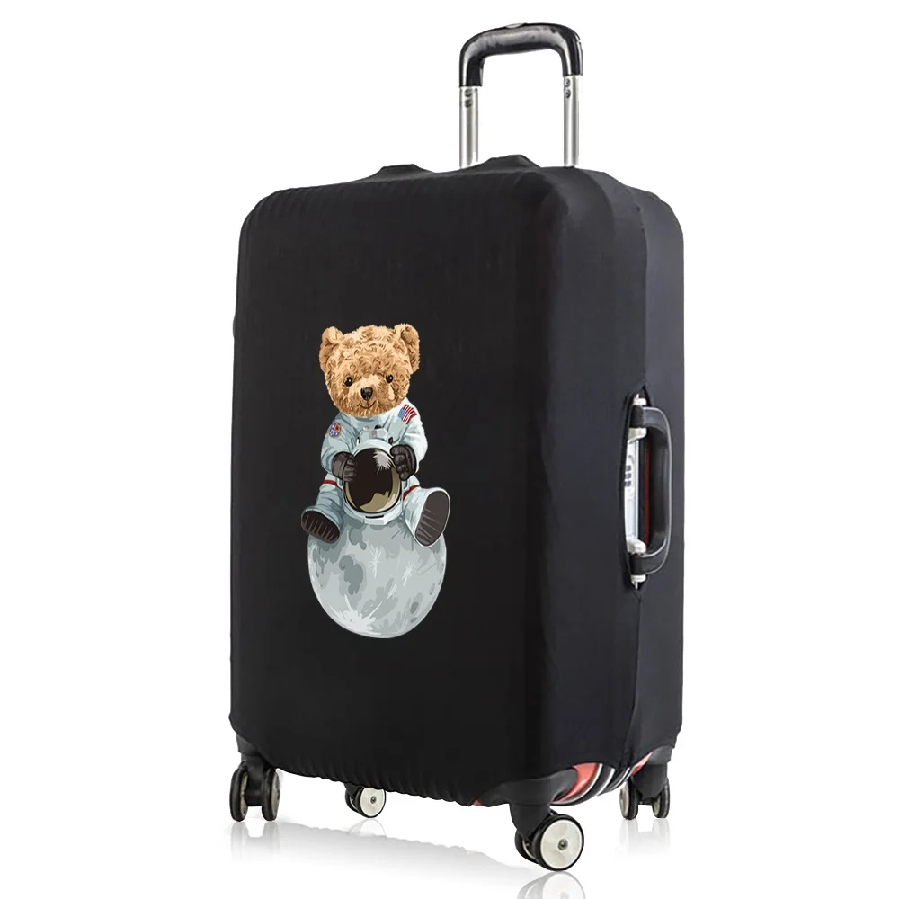 Protective Traveling Luggage Cover Thicker Travel Accessory Luggage Case Anti-Dust Covers 18-32 Inch Bear Print Suitcase luggage cover