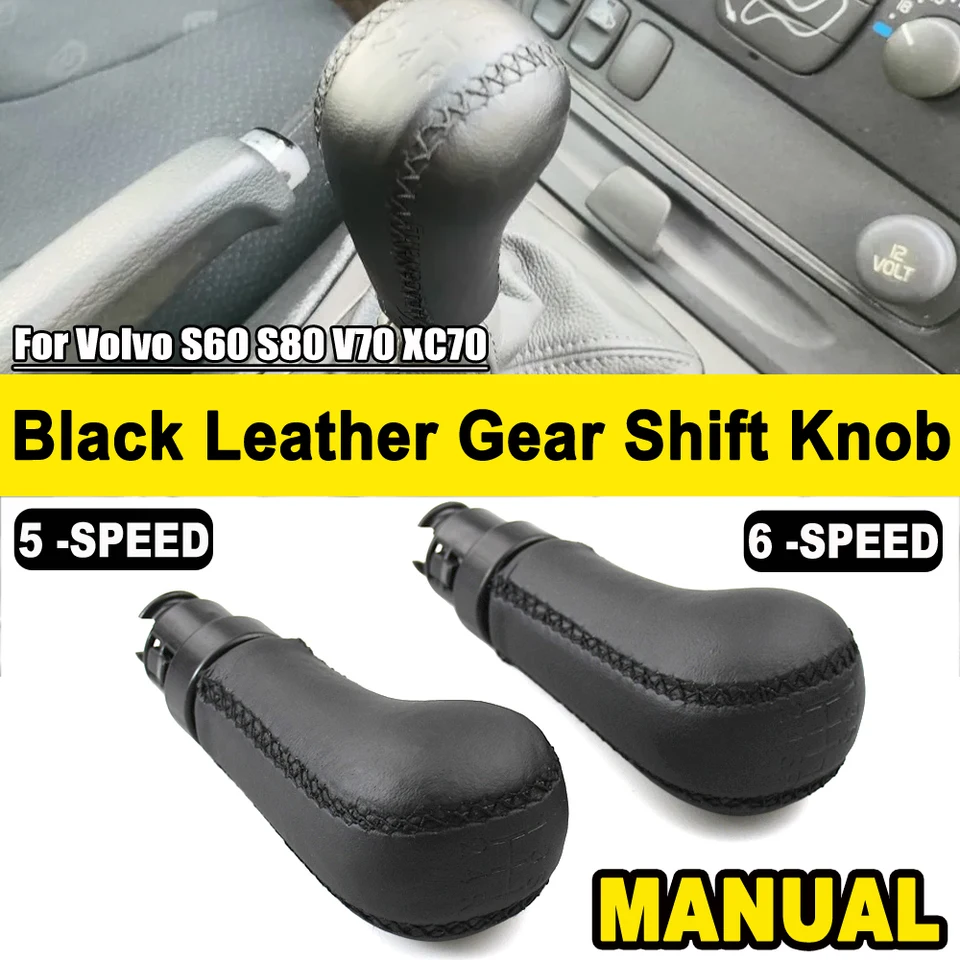 Original Car Gear Shift Knob For Volvo S60 V60 S80 V70 XC70 XC60 5/6 Manual Shifter Auto Gear Lever Head Shifter Car Accessories
