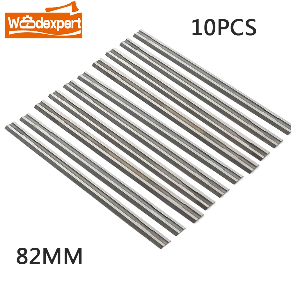 3-1/4" 82mm Planer Blades Knife Replacement For MAKITA/BOSCH/DeWalt/BLACK&DECKER/ Ryobi Woodworking Power Tools (10PCS)