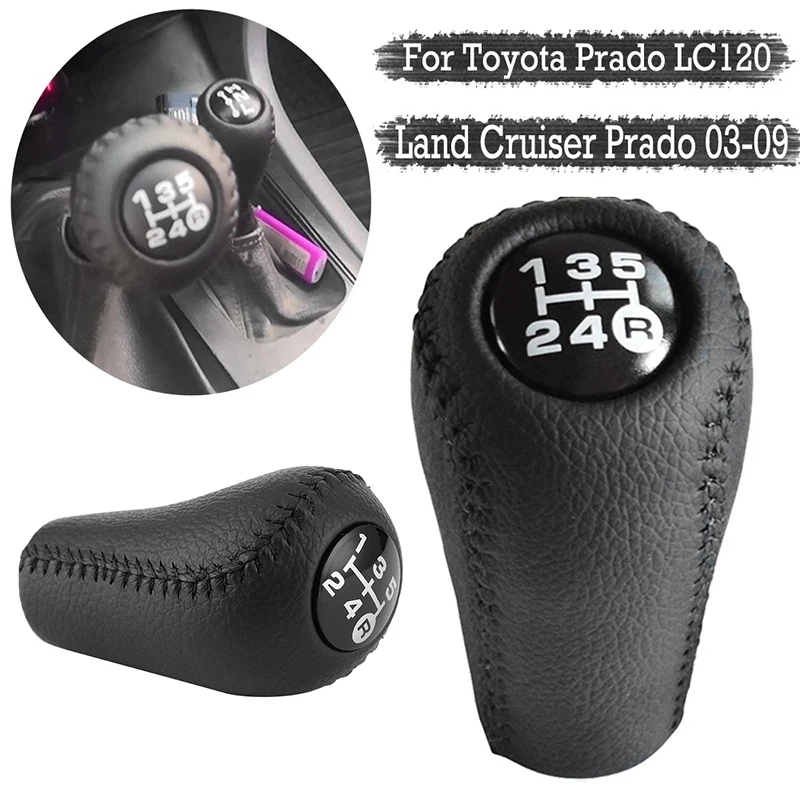 

NEW-Gear Shift Knob 5 Speed Stick Shifter Knobs Handball Shift Lever for Toyota 4Runner Pickup Hilux Prado 33504-20120-C0