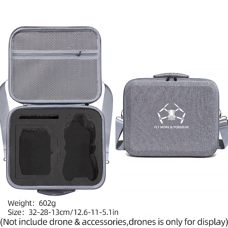 Étui rigide DJI Air 3S – Sac de transport anti-choc avec bandoulière