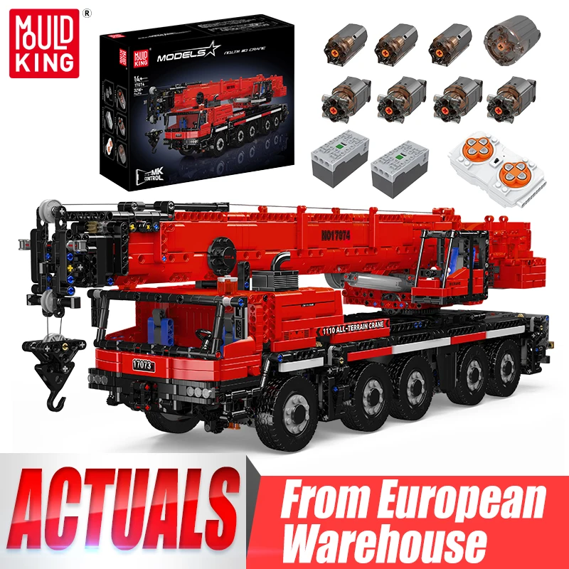 Mould King 17063 Tecnica telecomandata Gru Camion Blocchi di