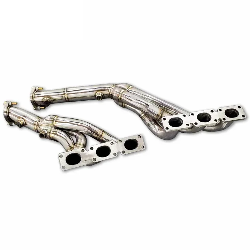 The first section of plantain manifold For BMW 325/330 E46 3.0L 2003-2005 Catless Exhaust Downpipe