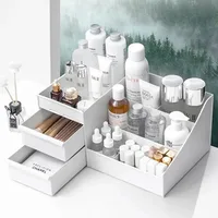 Large Capacity Cosmetic Storage Box Makeup Drawer Organizer Jewelry Nail Polish Makeup Container Desktop Sundries Storage Box La 1