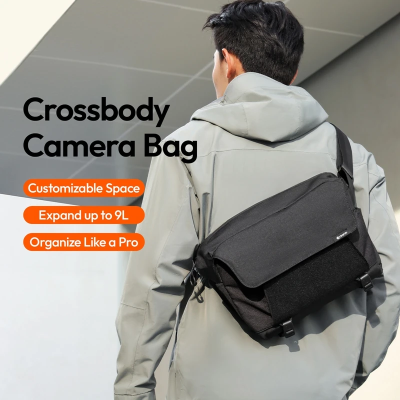 ulanzi BP11 Crossbody Kamera 9L Kapazität Schulter Smartphone Fotografie Digital SLR Für Sony Canon Nikon Schulter Tasche_voghion.com