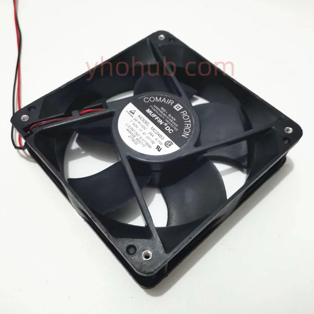 Comair Rotron Mc24b3 dc 24v 0.28a 120x120x32 mm Ventilador de Refrigeração do Servidor de Fios