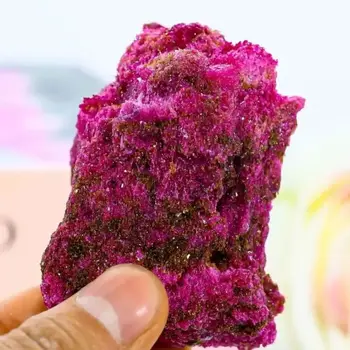 Raw Red Corundum Mineral Specimen 1