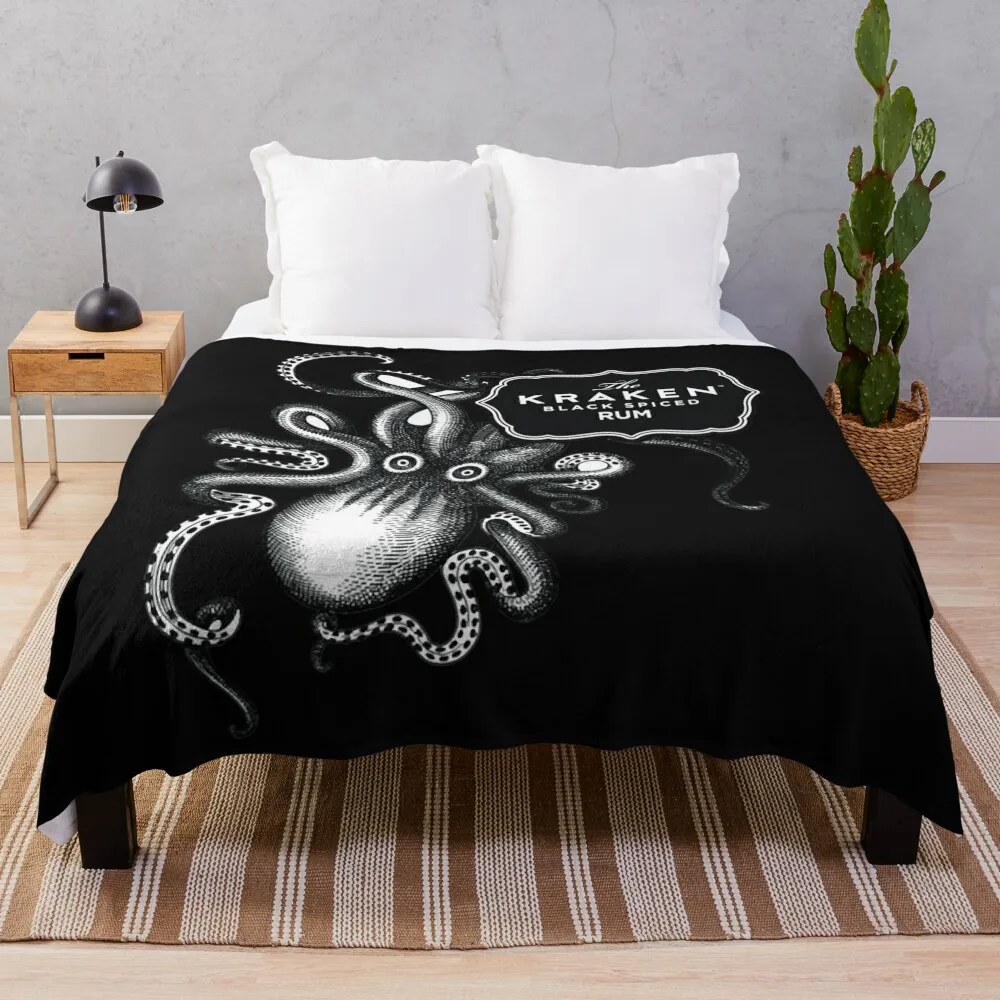 

Kraken Rum Throw Blanket Luxury St decorative sofa bed Vintage Blankets