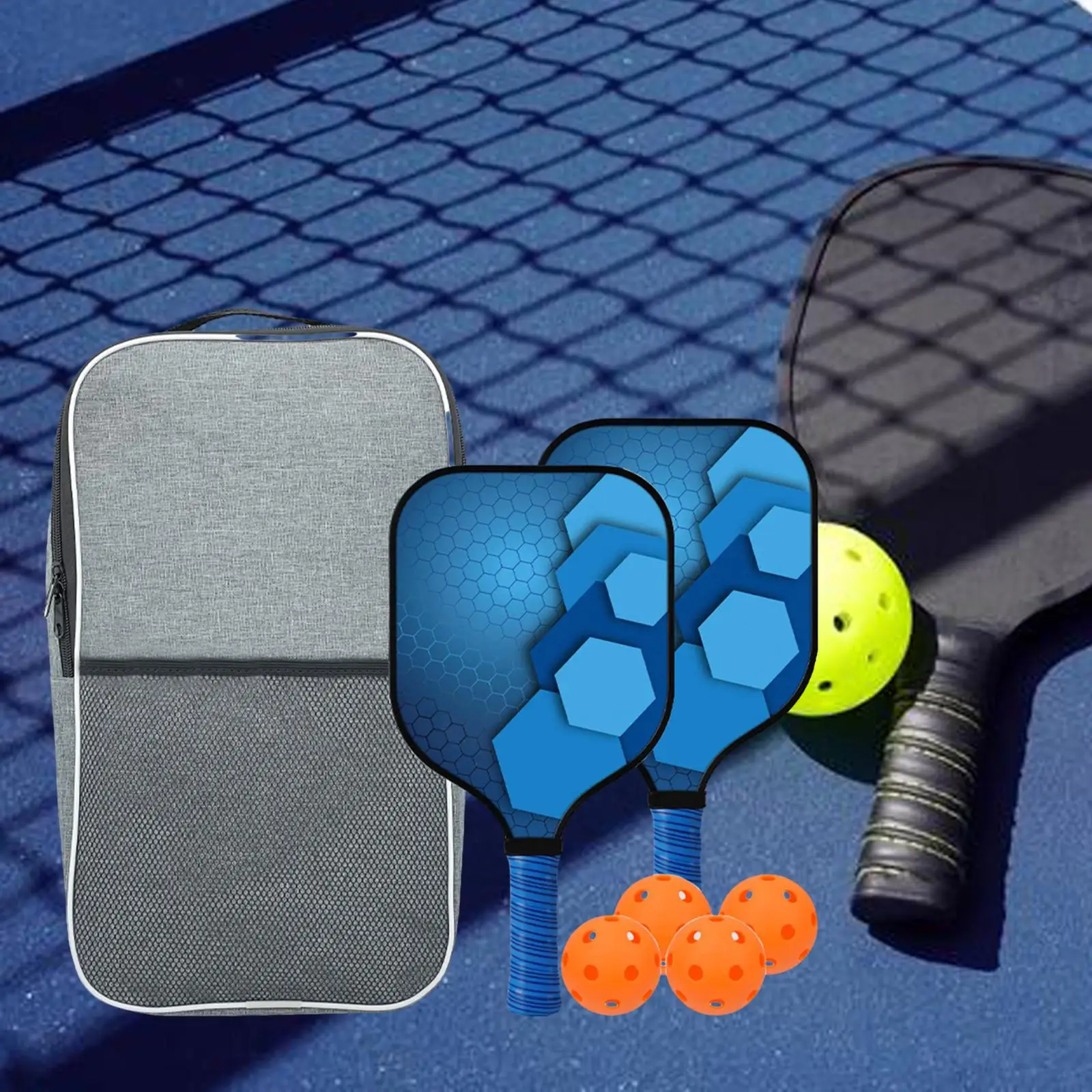 

Pickleball Paddle Bag Premium Storage Carrier Portable Paddle Sleeve Racket Sleeve for Sports Travel Competition Indoor Training