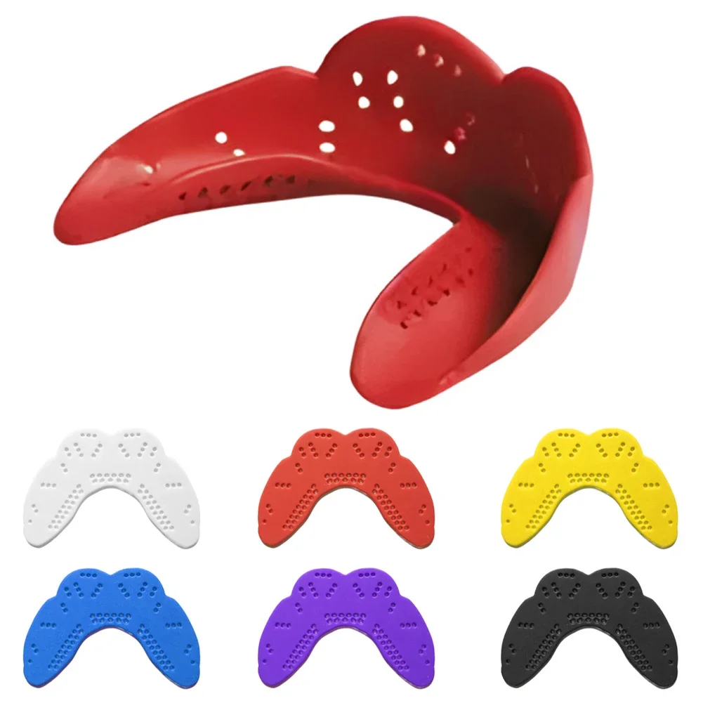 Sport Mouth Guard Teeth Protector Adults Mouthguard Tooth Brace Protection Basketball Rugby Boxing Karate With Plastic Case Box