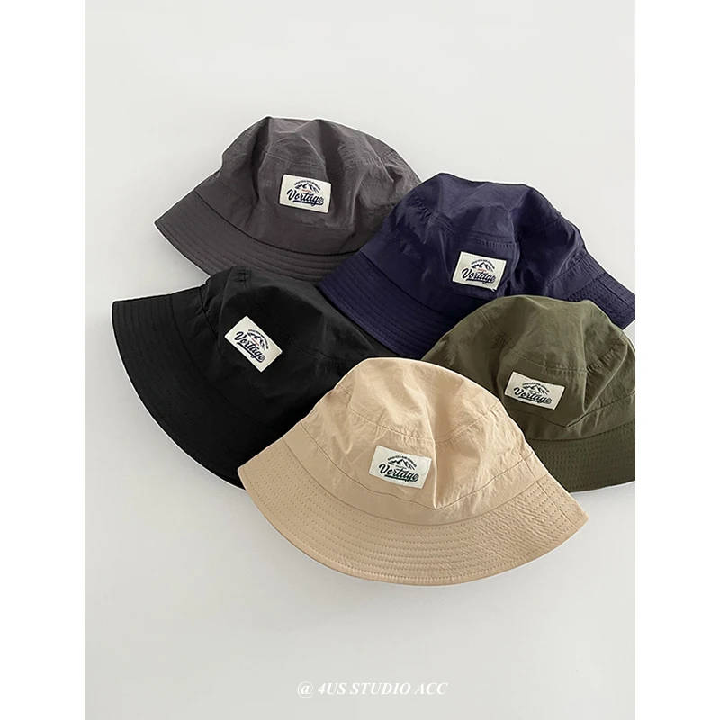 

Outdoor Camping Quick-Drying Bucket Hat Women's Summer Breathable Thin Drawstring Sun-Proof Bucket Hat Men's Fashion