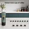 COTGCO Portable Espresso Coffee Machine: 12V Electric Travel Expresso Maker,Self Heating 8 Cups Compatible for Nespresso Capsule 2