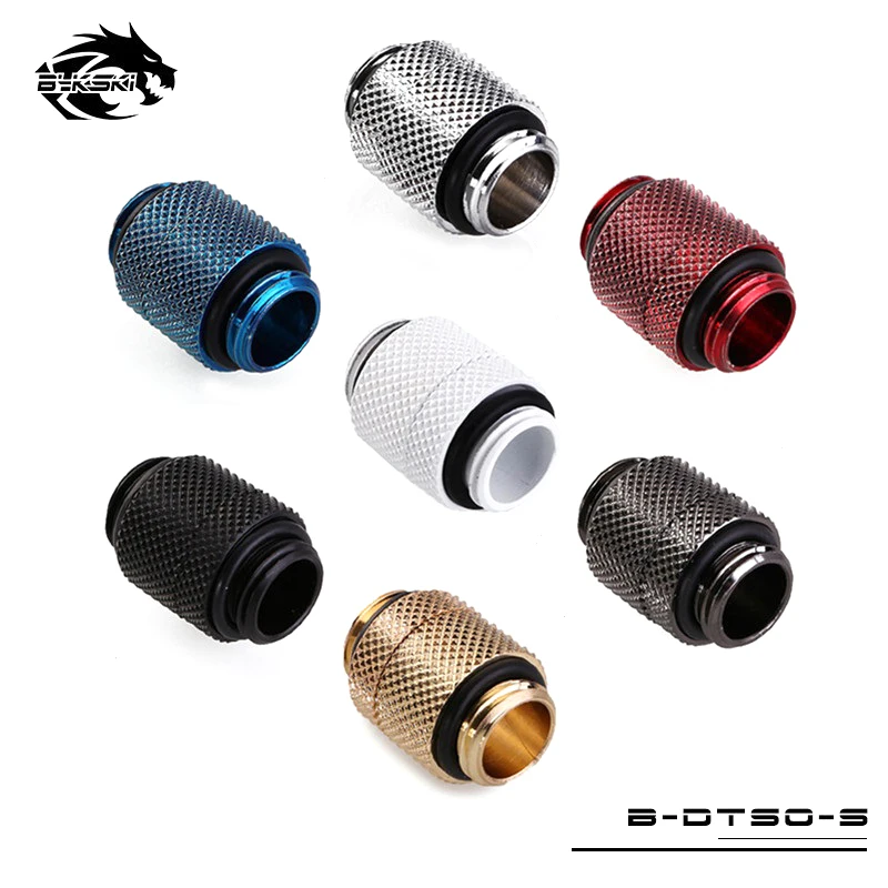 Bykski-b-dtso-s pc Acessórios Conectores Extender Rotary g1 Rosca 360 Graus Rotary Dual Masculino Butt Joint Fitting