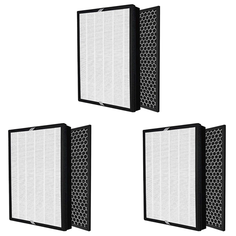 

3X FY2420/30 FY2422 Activated Carbon HEPA Filter Sheet Replacement Filter for Philips Air Purifier AC2889 AC2887 AC2882