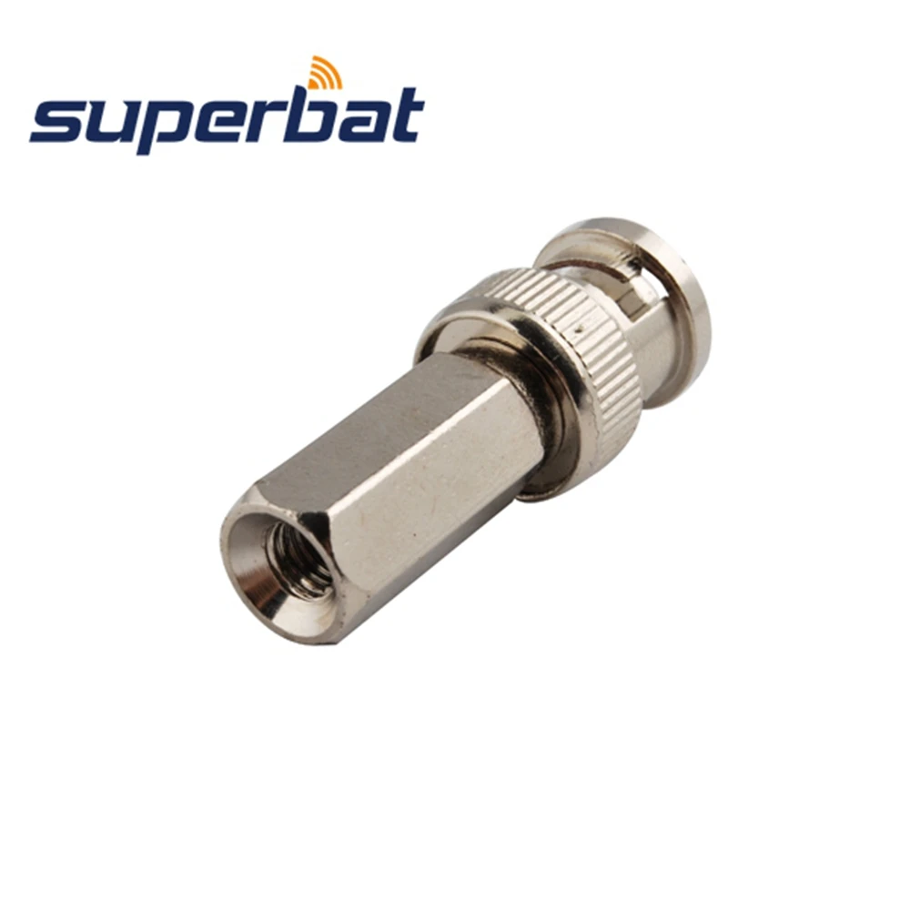 Nickel Plated BNC Male RF Coaxial Connector for LMR240 Cable