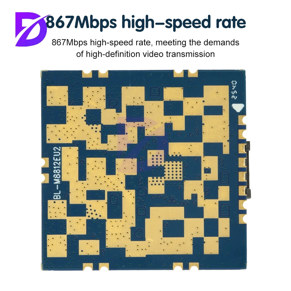 Module WiFi 5.8GHz USB RTL8812EU 867Mbps Longue Portée