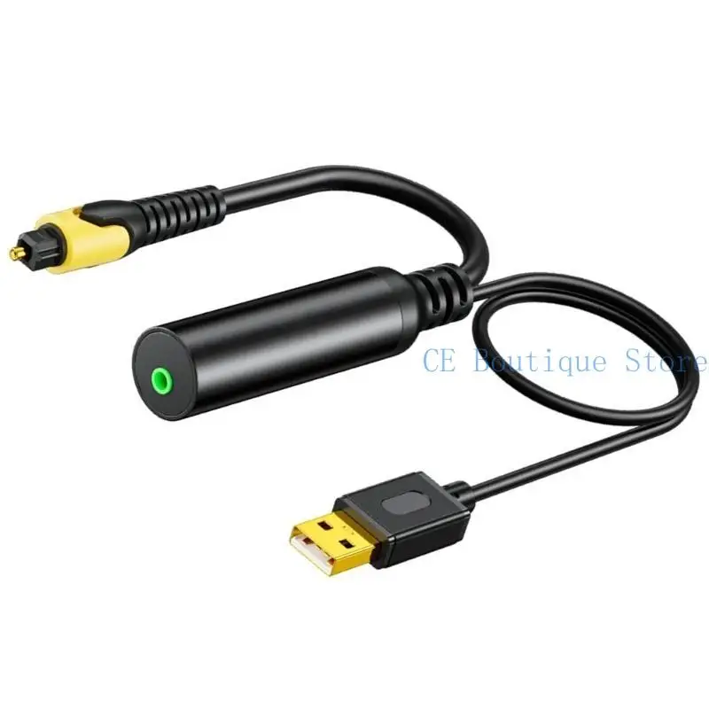 Enhanced Audio 3.5mm to SPDIF Converter with Optical Output