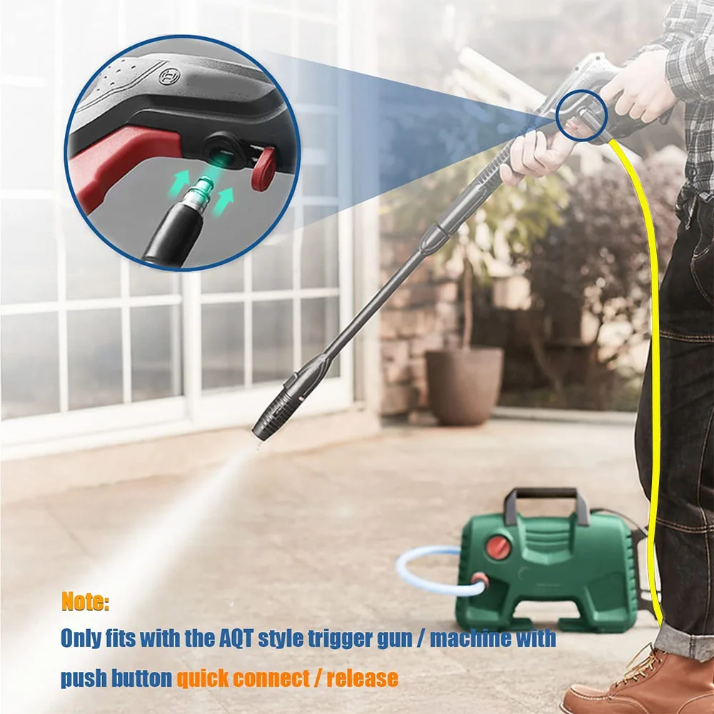 10 15m Pressure Washer Hose High Water Cleaning Hose Pipe Cord Car Washer Extension Hose for Bosch High Pressure Cleane Hose 6