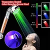 New Temperature Control 3/7 Color Changing LED Anion SPA Shower Head Water Saving Handheld Bathroom Home Innovative Accessories 1