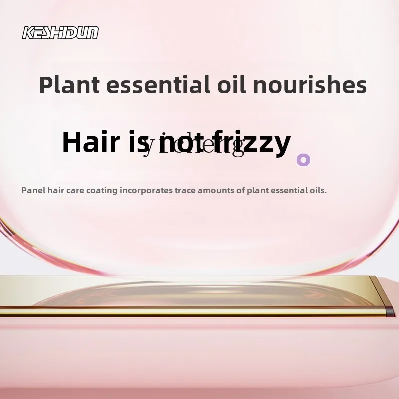 XL straight plate clip, wireless wired dual-purpose fluffy straightening roll rod, negative ions do not hurt hair and prevent 4